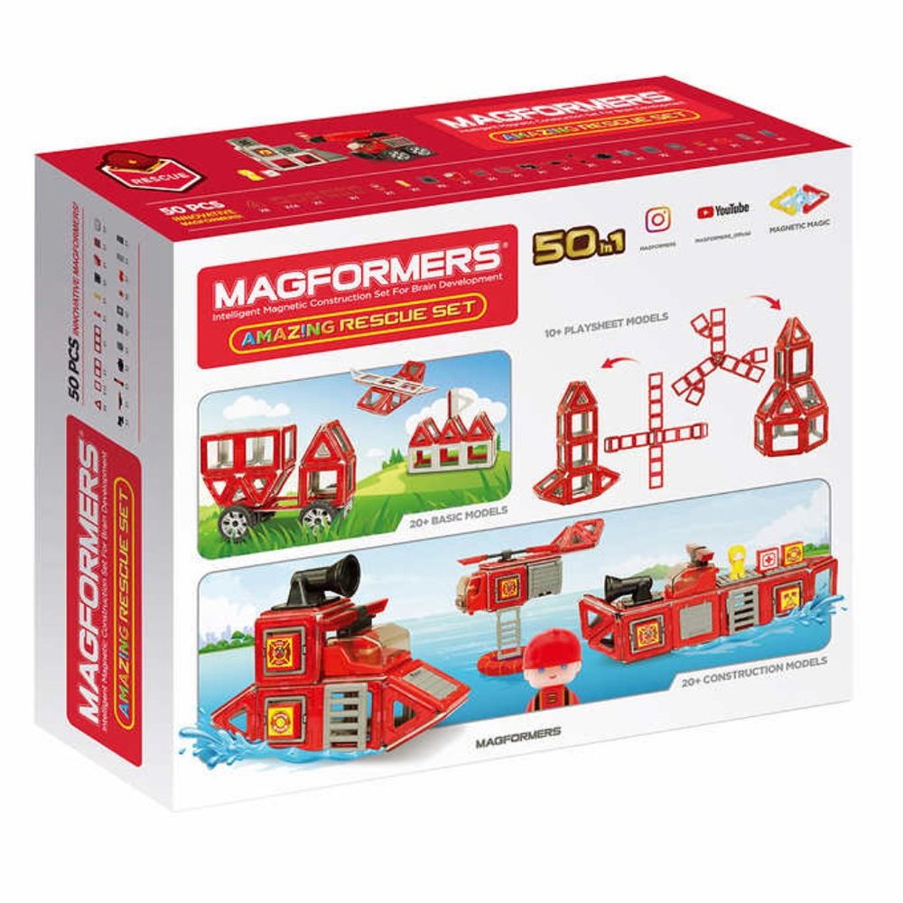 Magformers Rescue Set, 50-piece - Picture 7 of 8